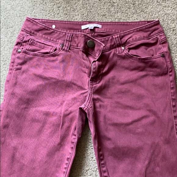 Cabi Burgundy Jeans - Picture 3 of 7